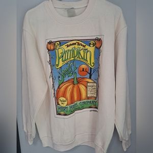 Broome Brand Pumpkin Seeds Sweatshirt Size XL